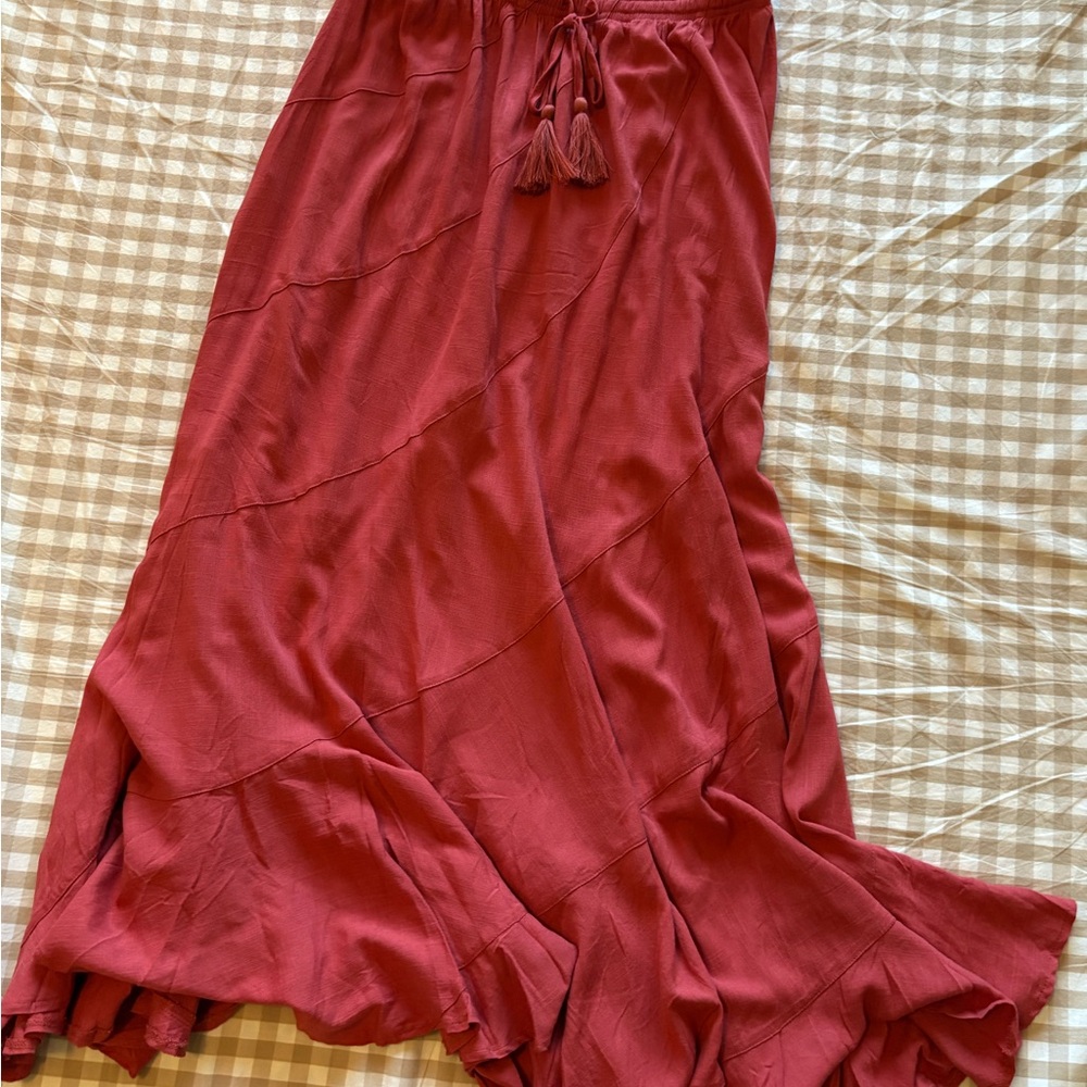 NEW Easel Los Angeles Tassel String Maxi Skirt (maternity friendly!) - Picture 10 of 12
